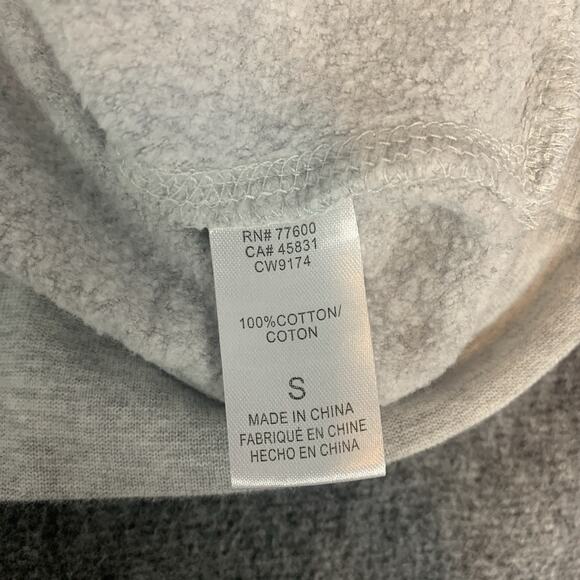 Chaser Sweatshirt Womens Small Love Your‎ Dog Crewneck Gray Raglan Ladies S - Picture 5 of 7